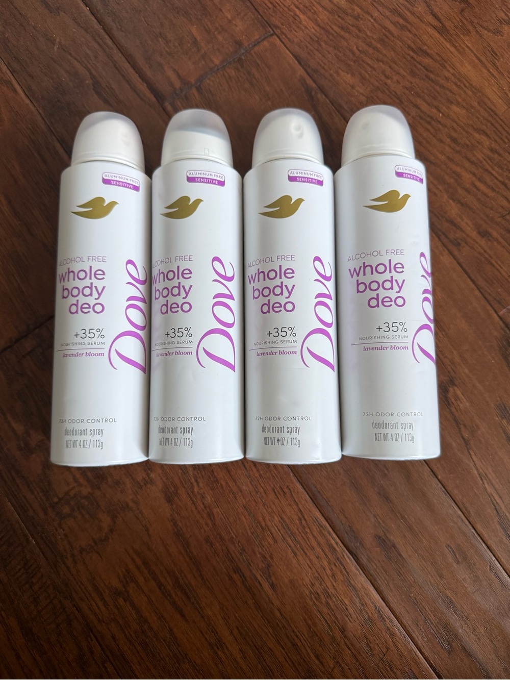 Dove whole body deo